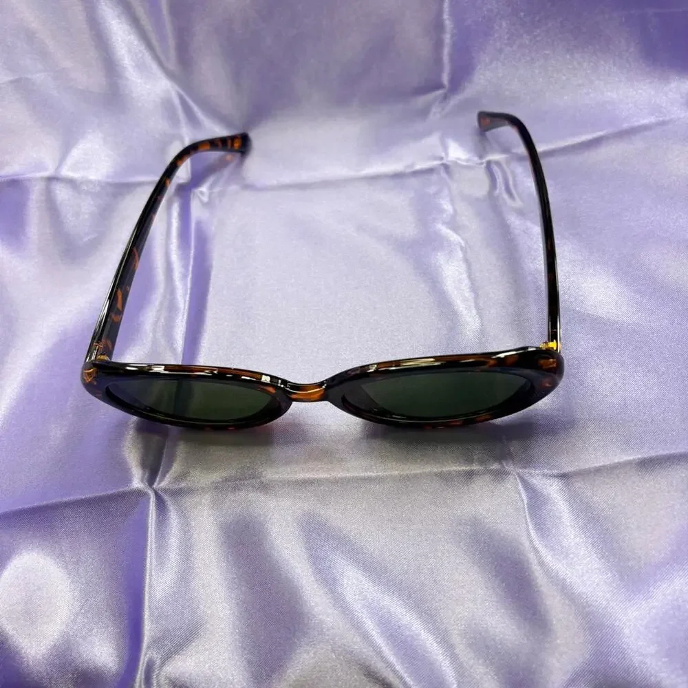 Euro summer tortoise oval sunglasses y2k 90s